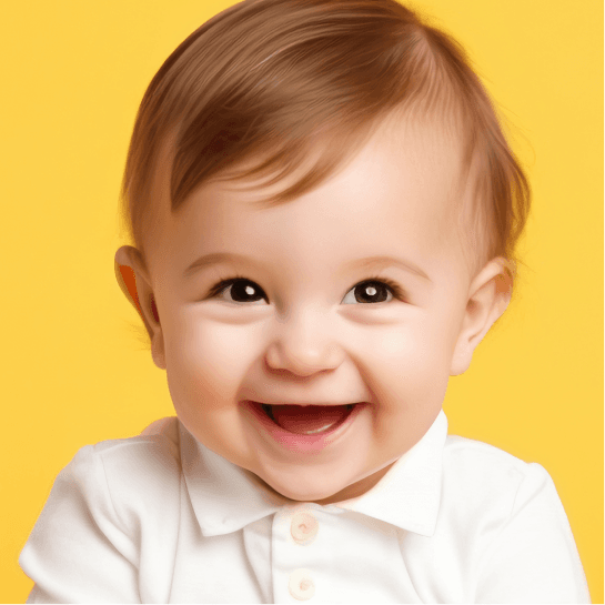 Bebê sorrindo